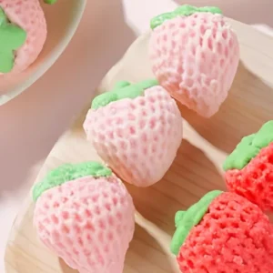 3D Strawberry Shape Marshmallow Candy