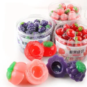 3D Fruit Jam Filled Gummy Candy