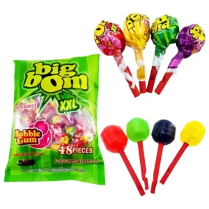 Ball Shape Fruity Lollipop