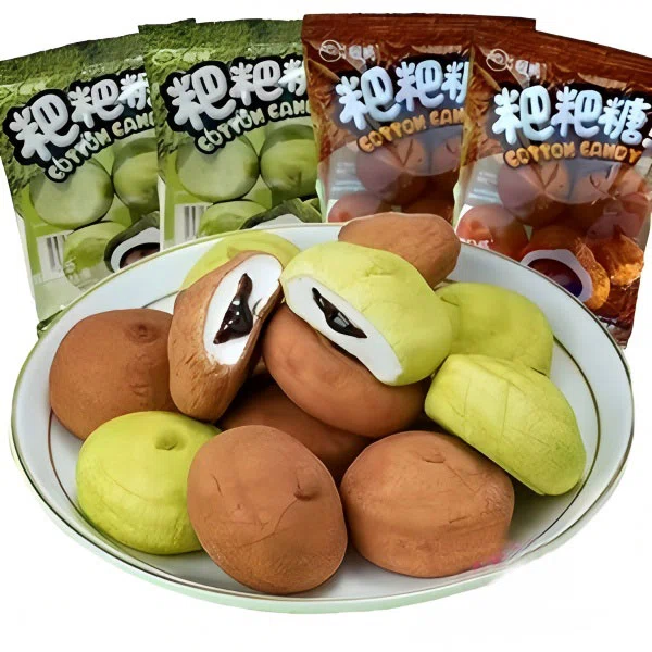 Mixed Flavor Cotton Marshmallow Candy