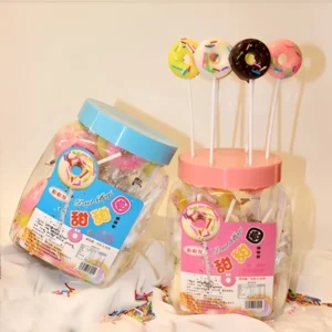 Donut Hard Lollipop Candy
